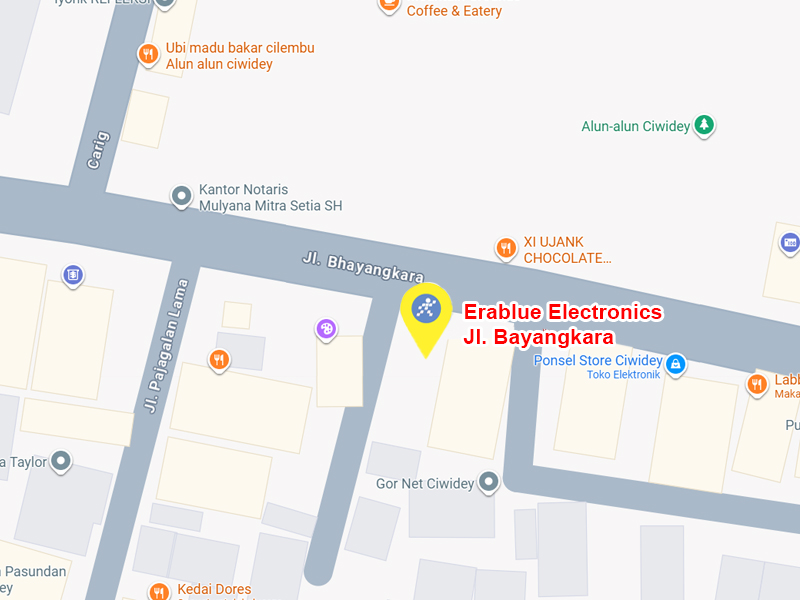 Peta ke toko EraBlue di  Jalan Bayangkara, RT 002, RW 07, terletak di Kel/Desa Ciwidey, Kecamatan Ciwidey, Kabupaten Bandung, Provinsi Jawa Barat.